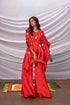 Short Bandhani Kaftan With Sharara Pants